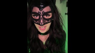 Dominação feminina Cat chicoteia